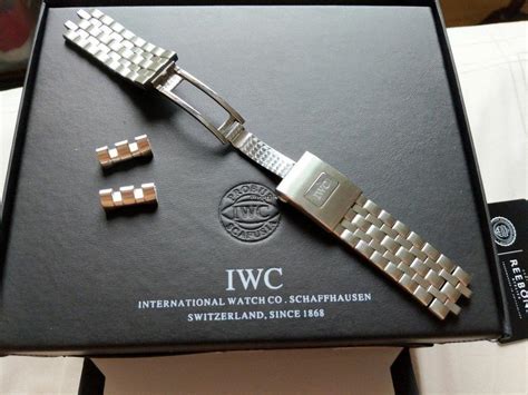 iwc bracelet 19 16|IWC stainless steel bracelet.